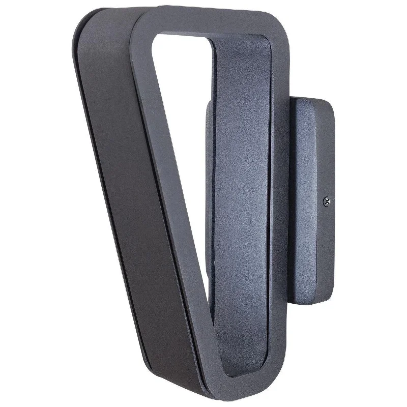 Industrial Emergency Lighting for Safety in FactoriesPediment 11 in. LED Outdoor Wall Sconce Black Finish Industrial Emergency Lighting for Safety in FactoriesPediment 11 in. LED Outdoor Wall Sconce Black Finish