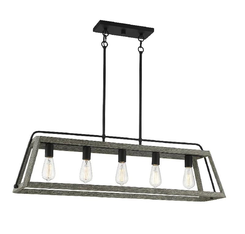 Color - Tunable Industrial Lighting for Special ApplicationsHasting Five Light Linear Chandelier