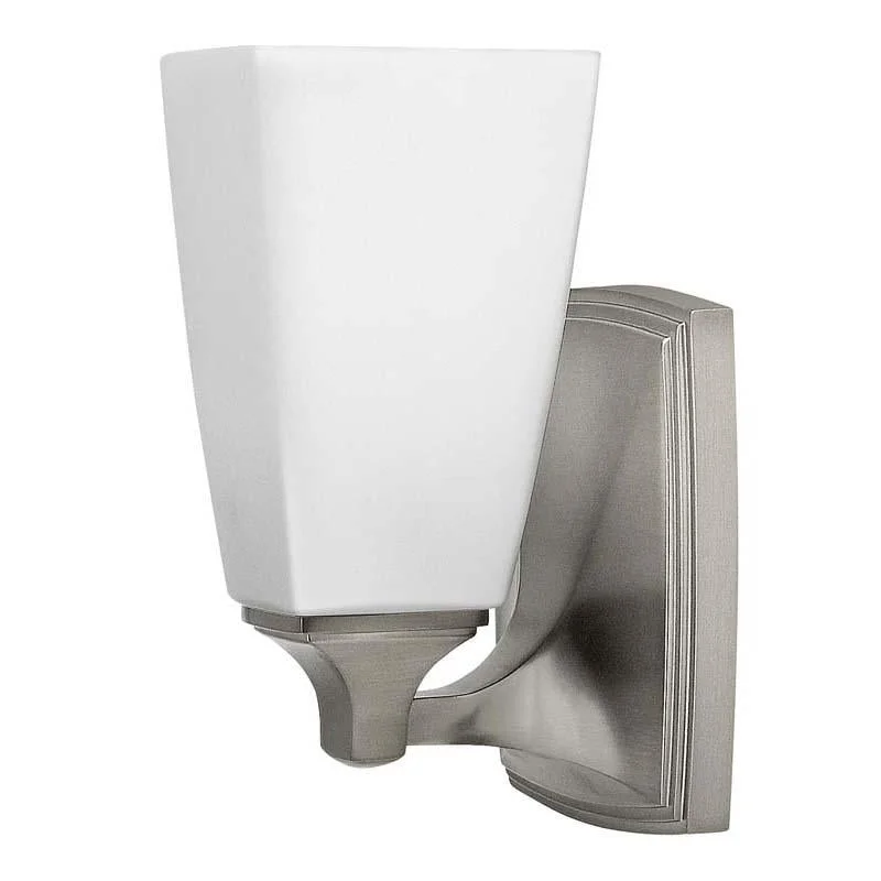 Dimmable track lighting for home officesHinkley 53010BN Bathroom Darby Brushed Nickel Sconce Light