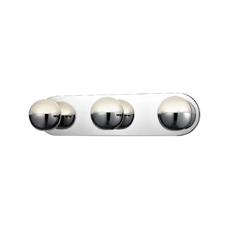 Track lighting with frosted glass shadesPluto 21" LED Vanity