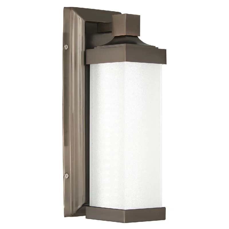 Industrial Wall - Mounted Lighting for Workshop Walls13 in. LED Wall Light Bronze finish