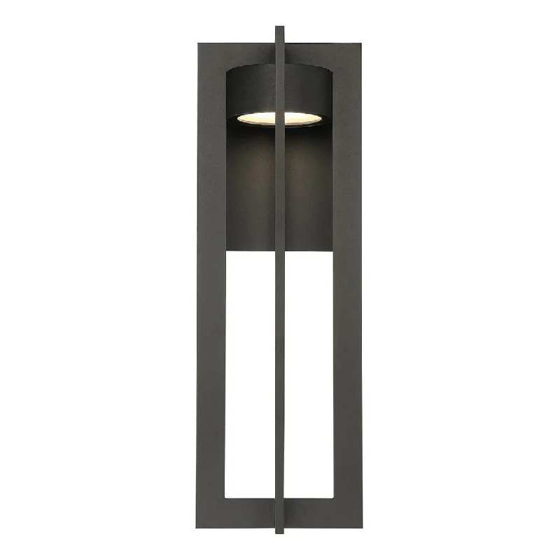 Industrial Wall - Mounted Lighting for Workshop WallsChamber 25 in. LED Outdoor Wall Sconce 3000K Bronze Finish