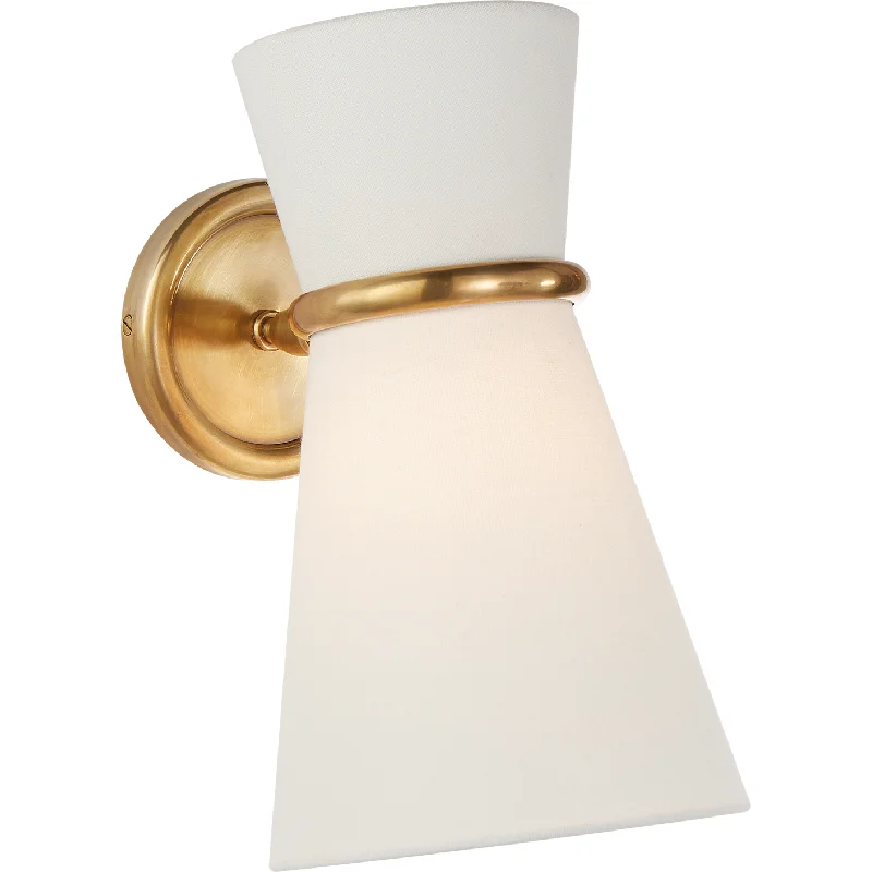 Smart track lighting with voice controlClarkson Small Single Pivoting Sconce