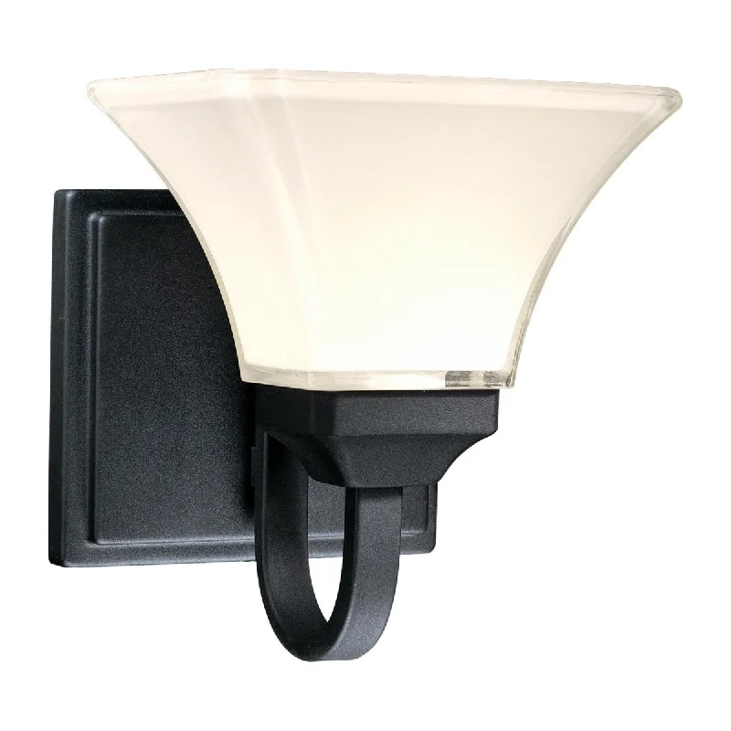 Industrial Ceiling - Mounted Lighting for Assembly PlantsAgilis 9 in. Wall Sconce Black finish