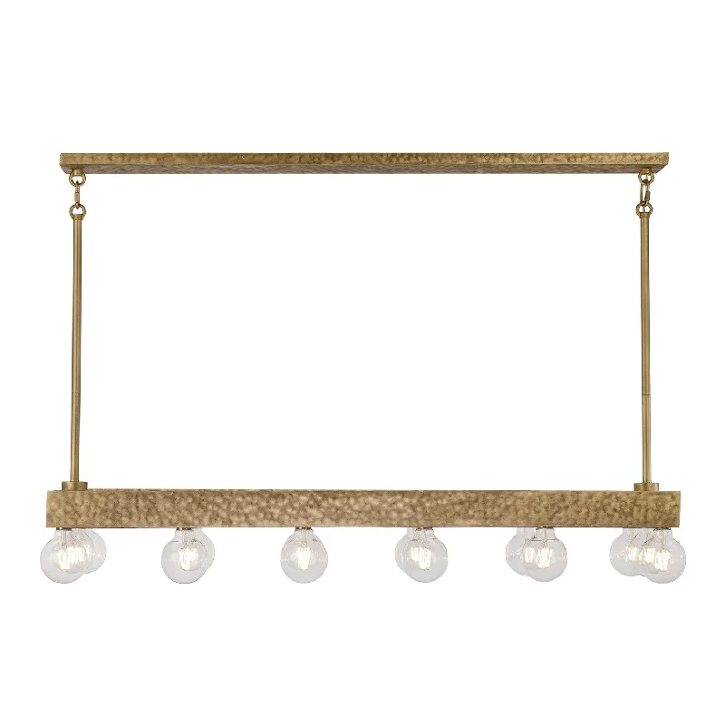 Low - Bay Industrial Lighting Fixtures for Small FactoriesEtereo 14 Light Linear Chandelier