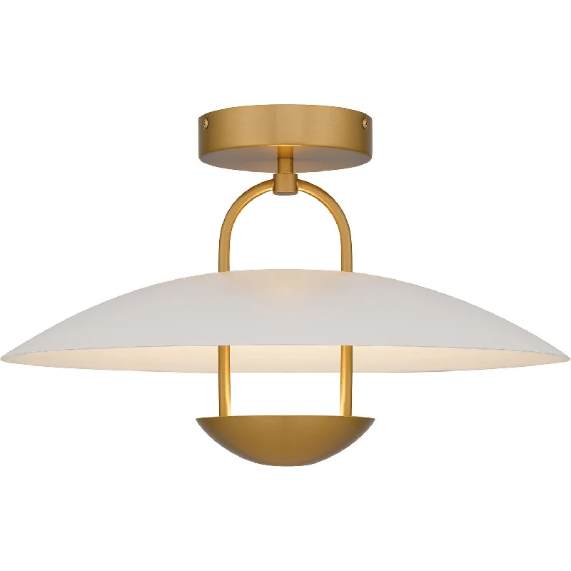 Dust - Resistant Industrial Lighting for Dirty WorkspacesBingham LED Semi-Flush Mount