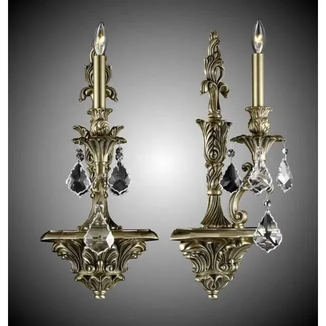 Track lighting for creating a moody atmosphereBlairsden Brass and Crystal Wall Sconce