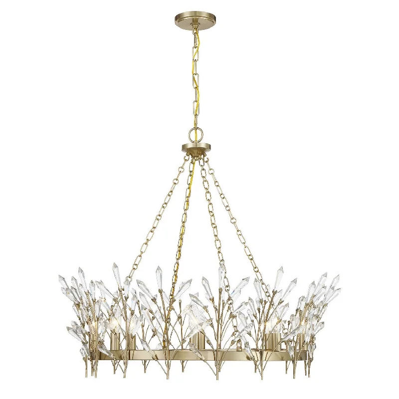 Durable Industrial Lighting for Harsh EnvironmentsOrianna Eight Light Chandelier
