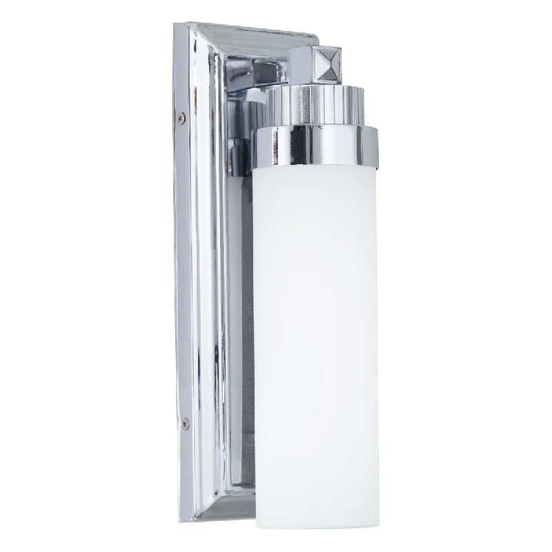 Industrial Flood Lighting for Outdoor Loading Docks13 in. LED Wall Light 3000K Chrome finish