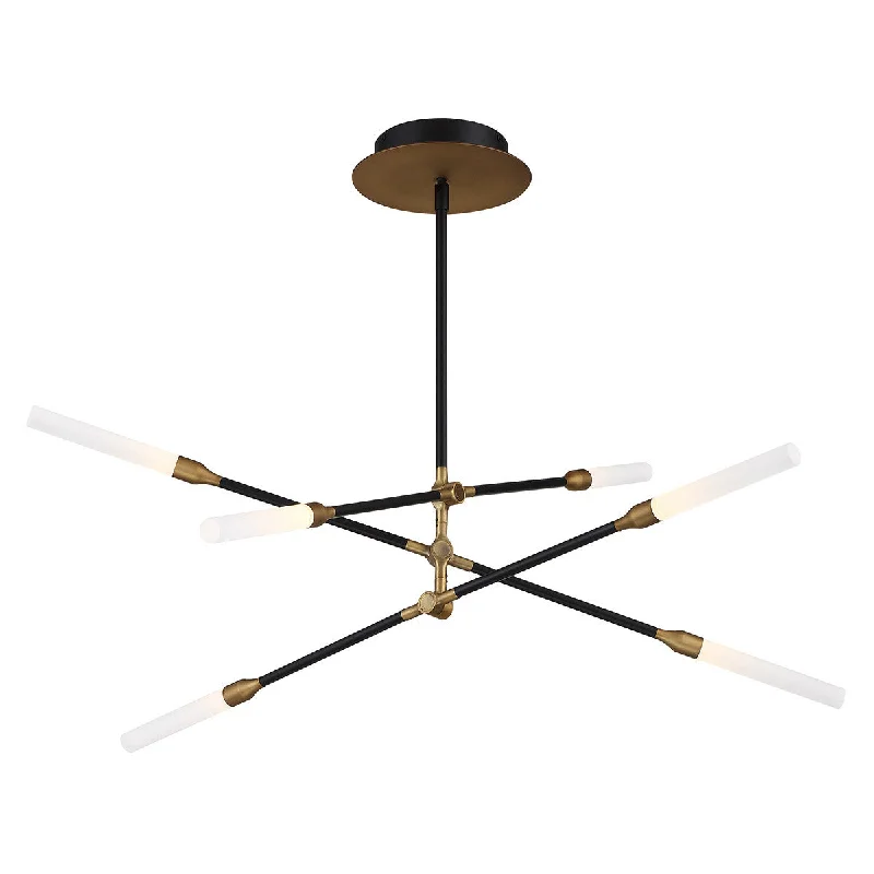 Dust - Resistant Industrial Lighting for Dirty WorkspacesHoudini 55 in. LED Pendant Light Black Finish