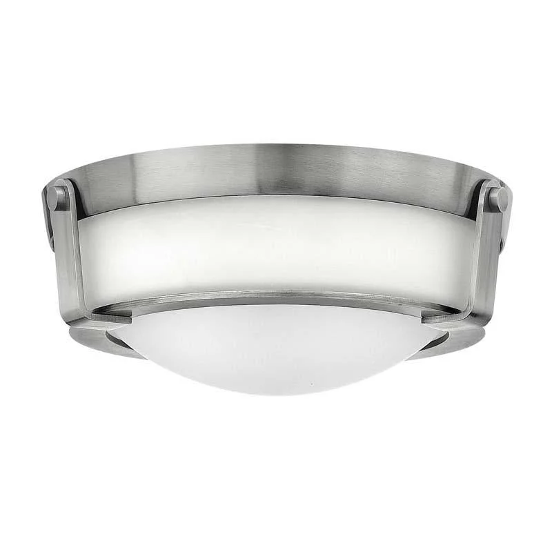 Track lighting with a brushed nickel finishHinkley 3223 Foyer Hathaway Ceiling Light