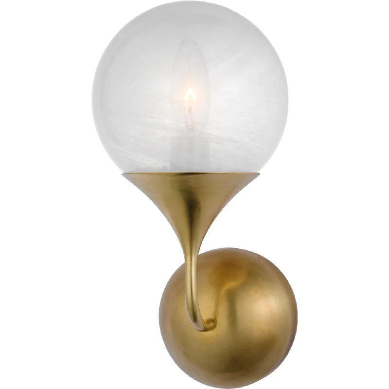 Modern track lighting with LED bulbsCristol Small Single Sconce