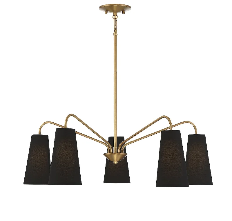 Waterproof Industrial Lighting for Wet AreasEdgewood Five Light Chandelier