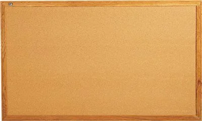 Industrial - style track lighting for loftsBulletin Board Natural Cork Over Fiberboard 60 X 36 Solid Oak Frame