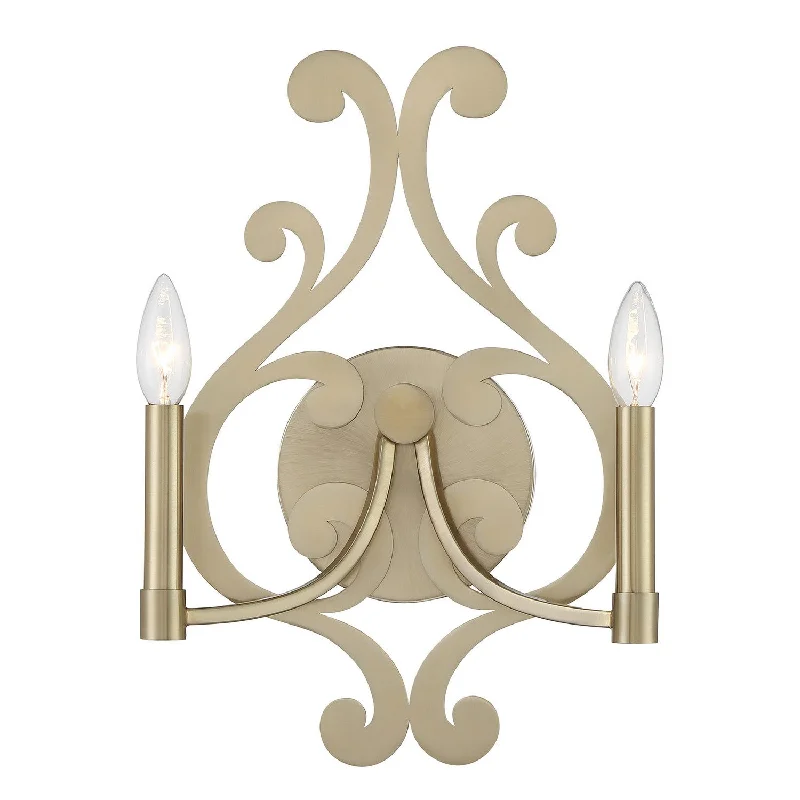 Industrial Pendant Lighting for Machine ShopsLombard Two Light Wall Sconce