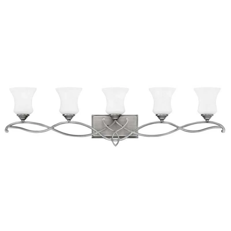 Track lighting with multiple heads for flexibilityHinkley 5005 Bathroom Brooke Light