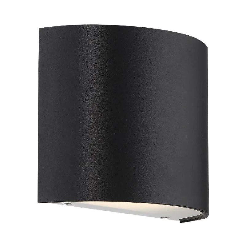 Dimmable Industrial Lighting for Ambiance ControlPocket 7 In LED Wall Light 3000K Black Finish
