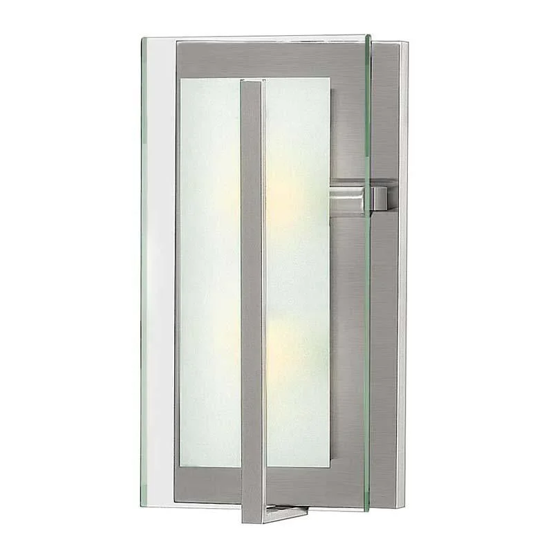 Track lighting for updating office lobbiesmetal wall lamps with a matte black finish for a sleek and modern lookHinkley 3992 Sconce Latitude Wall Light