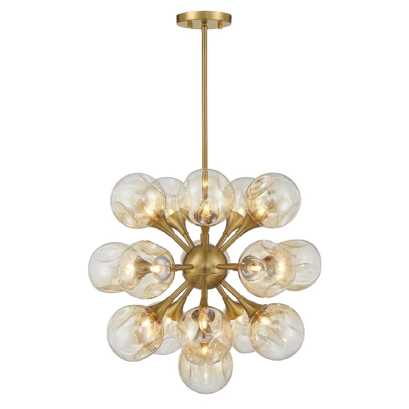Industrial Area Lighting for Large Open SpacesMatisse 16 Light Chandelier