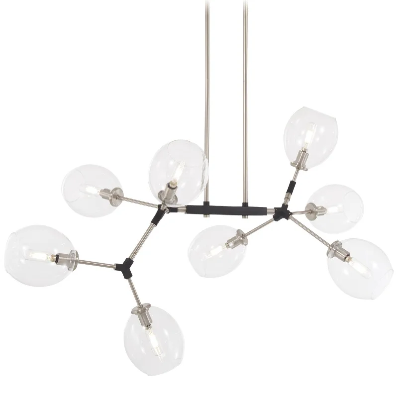 Industrial Lighting for Furniture FactoriesNexpo 41 in. 8 Lights Chandelier Brushed Nickel Finish Industrial Lighting for Furniture FactoriesNexpo 41 in. 8 Lights Chandelier Brushed Nickel Finish