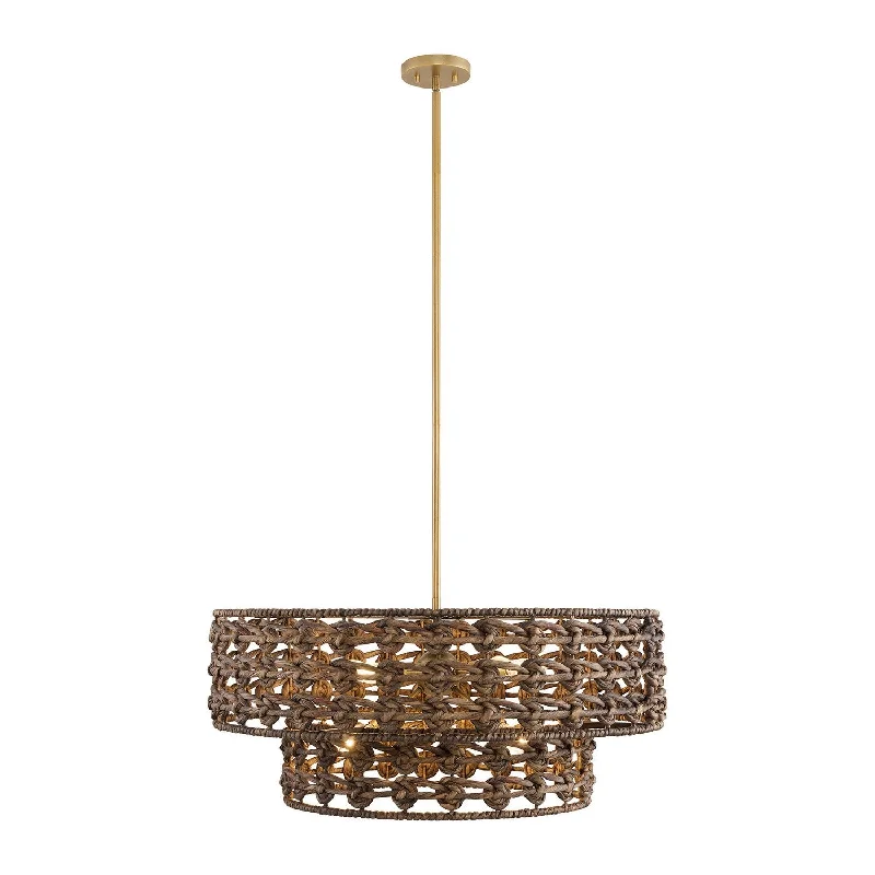 Dimmable Industrial Lighting for Ambiance ControlSilencio Seven Light Pendant