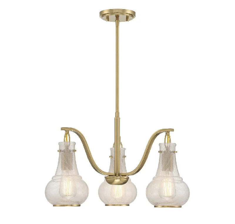 Industrial Lighting for Furniture FactoriesAdams Three Light Chandelier
