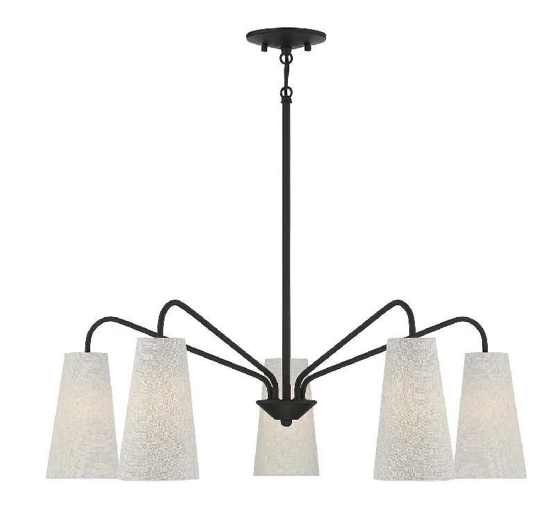 Color - Tunable Industrial Lighting for Special ApplicationsEdgewood Five Light Chandelier