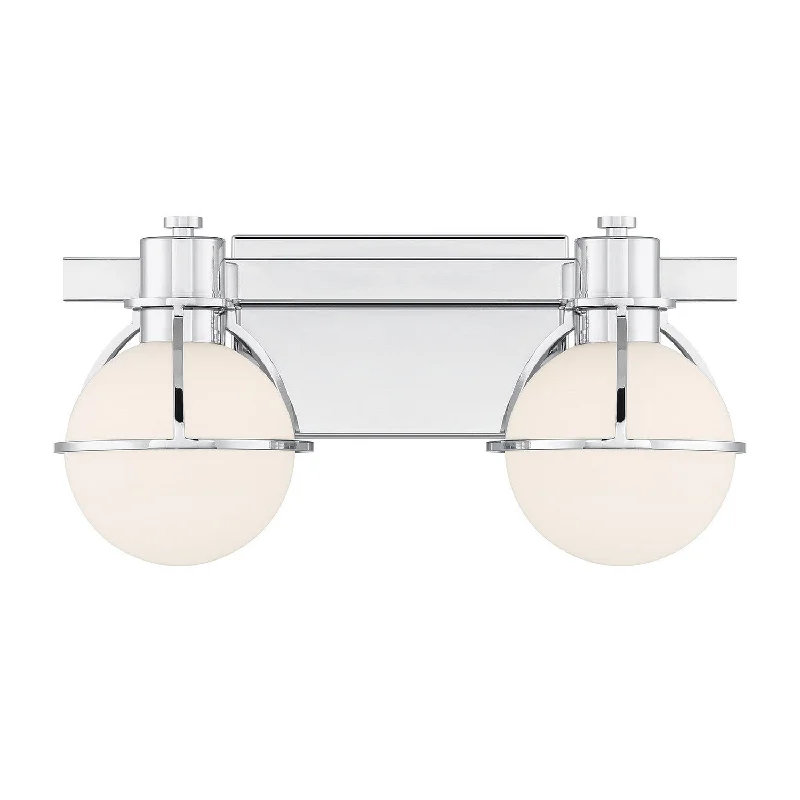 Industrial Lighting for Textile MillsPierce Two Light Bathroom Vanity