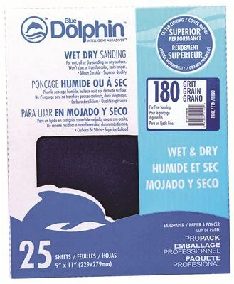 Track lighting with a chunky, bold designBlue Dolphin Wet & Dry Silicon Carbide Sanding Paper 9 Inch X 11 Inch  180 Grit 25 Pack