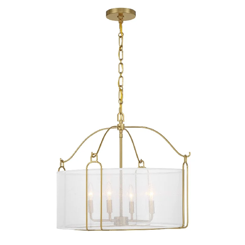Industrial Exit Sign Lighting for Quick EvacuationAshlay Four Light Pendant