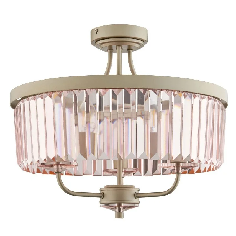 Track lighting for rental propertiesRegina Semi Flush Ceiling Light - Various Colours