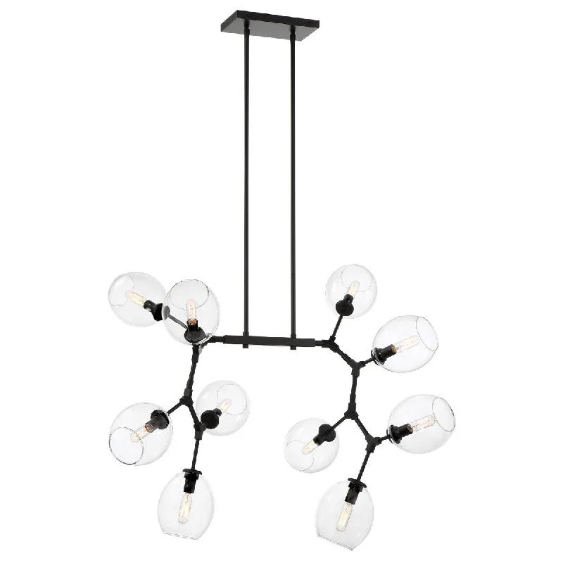Industrial Lighting for Printing Press FacilitiesNexpo 50 in. 10 lights Chandelier Coal finish Industrial Lighting for Printing Press FacilitiesNexpo 50 in. 10 lights Chandelier Coal finish