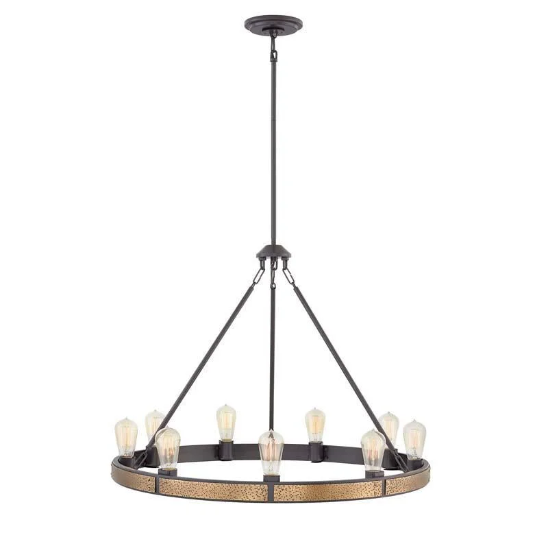 Track lighting with adjustable armsHinkley 4398BZ Everett Bronze Chandelier