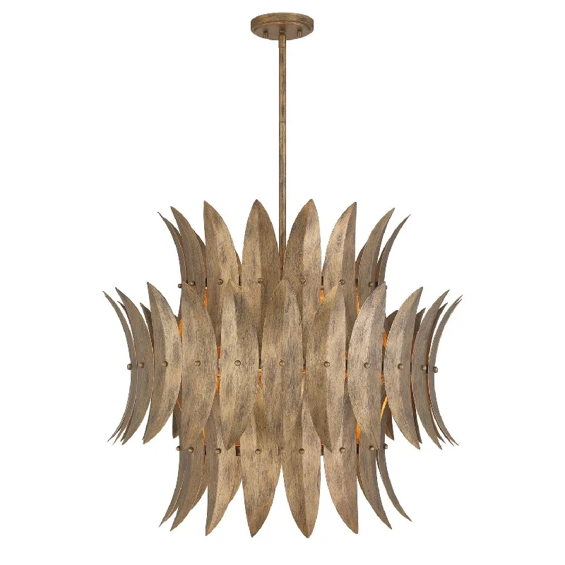 Dimmable Industrial Lighting for Ambiance ControlSanctuary Six Light Pendant