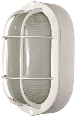 Track lighting for high - ceiling spacesRoyal Cove Outdoor Oval Wall Lantern White 8-1/4 X 4-3/4 Inch  Uses (1) 60-Watt Medium Base Lamp