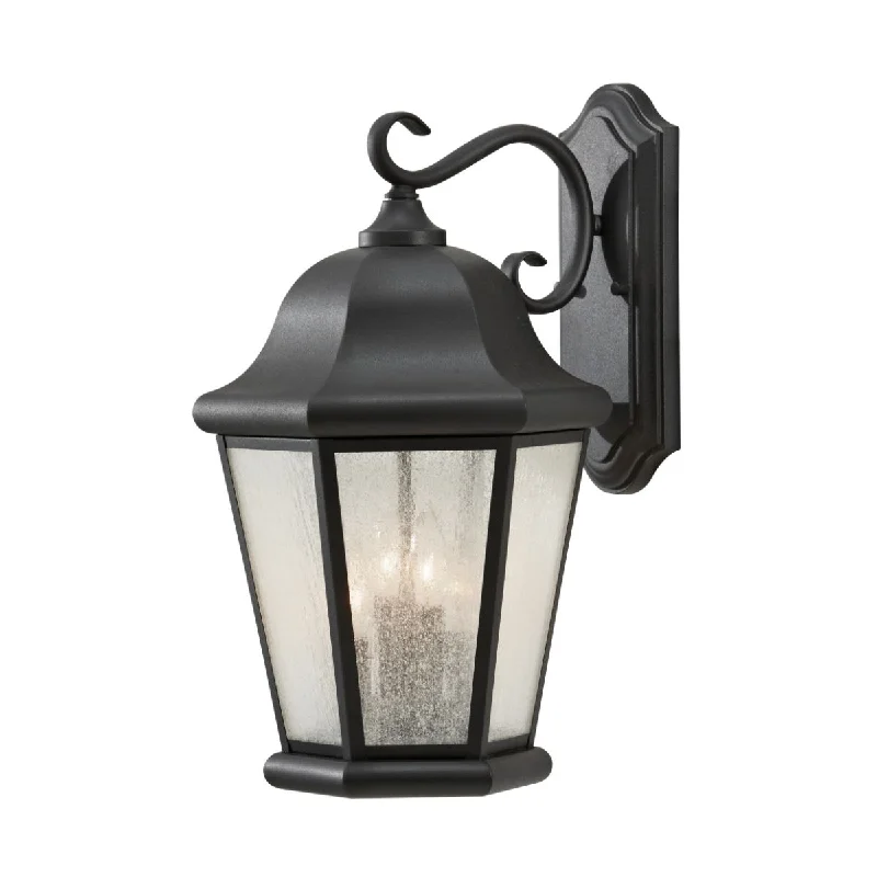 Dust - Resistant Industrial Lighting for Dirty WorkspacesMartinsville 20 In. 4 lights Outdoor Wall Light Black Finish