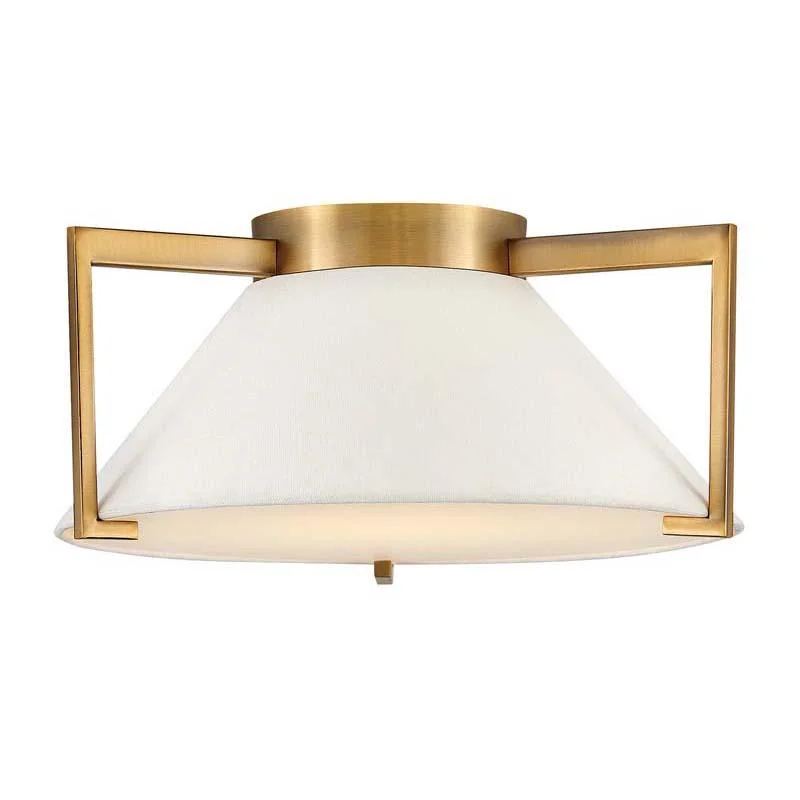 Track lighting for task lighting in workshopsHinkley 3721BR Foyer Calla Brushed Bronze Ceiling Light