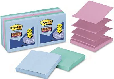 High - lumen track lighting for bright spaces3M Super Sticky Pop-Up Notes 3 X 3 Tropical 10 90-Sheet Pads/Pack