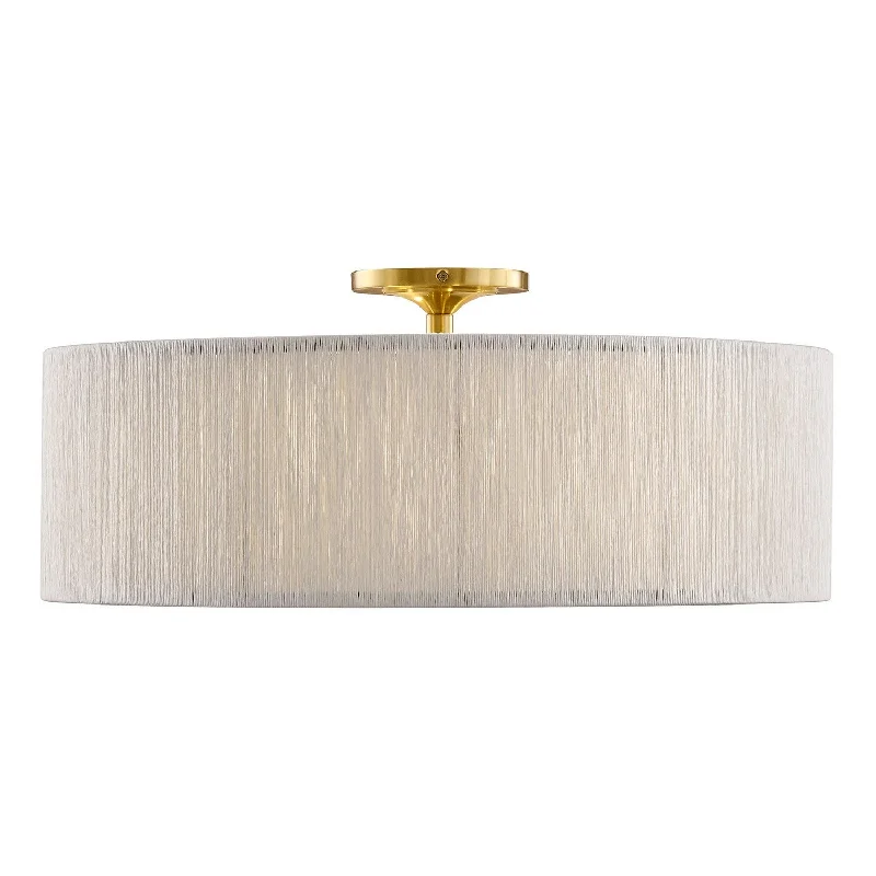 Industrial Lighting with High CRI (Color Rendering Index) for True Color PerceptionMaynard Four Light Flush Mount
