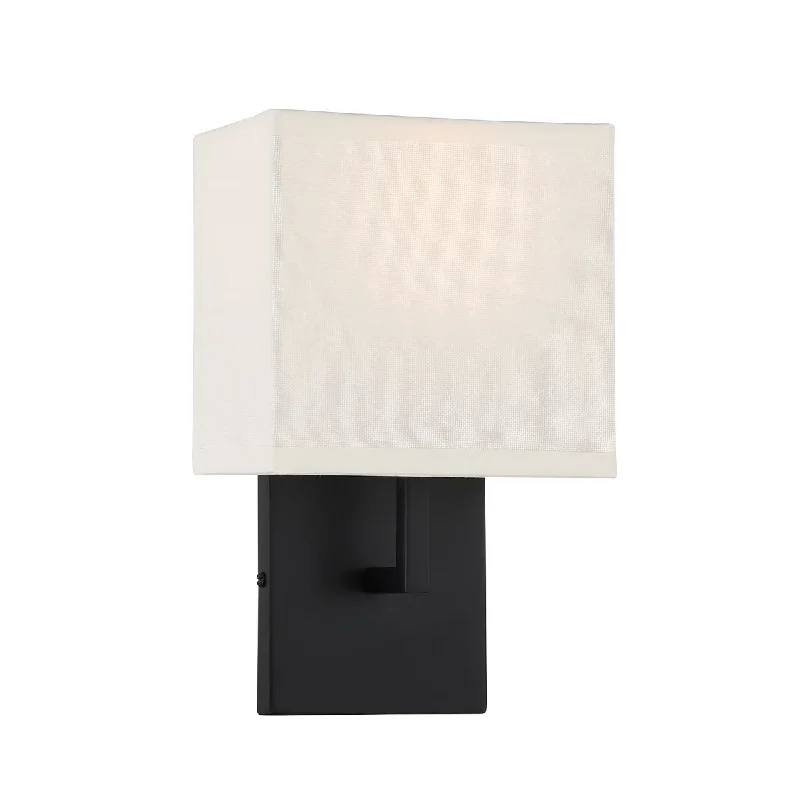 Industrial Lighting for Furniture Factories11 in. Wall Light Black finish