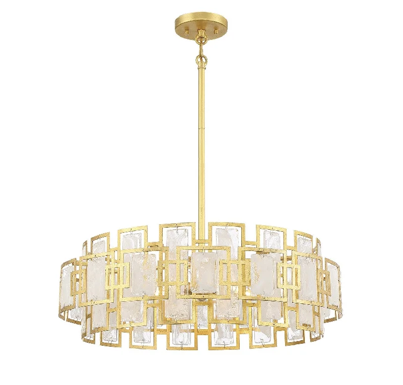 Dimmable Industrial Lighting for Ambiance ControlPortia Five Light Chandelier