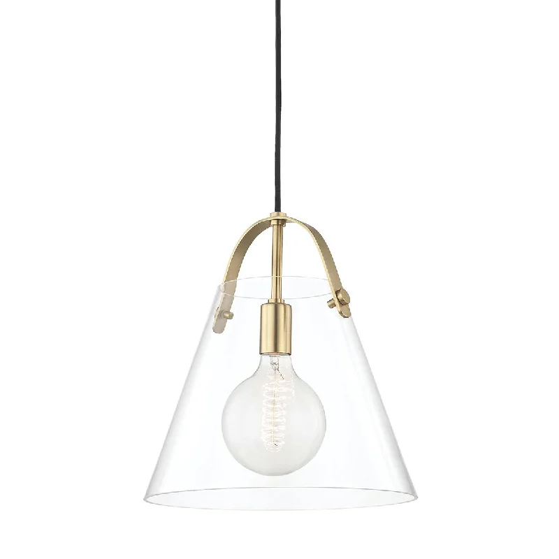 Industrial Lighting for Metal Fabrication ShopsKarin 13 in. Pendant Light Brass Finish Industrial Lighting for Metal Fabrication ShopsKarin 13 in. Pendant Light Brass Finish