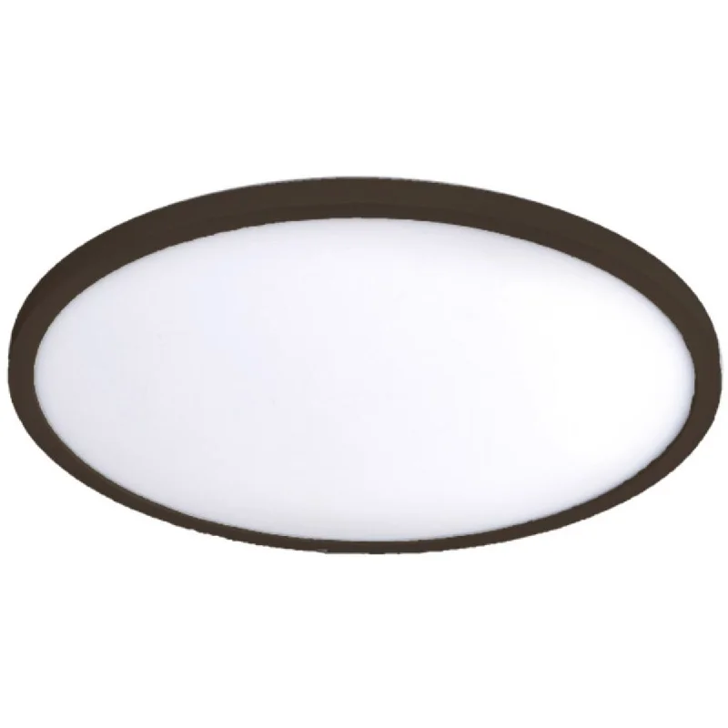 Industrial Area Lighting for Large Open SpacesLED Disk Light 15 in. 2550 Lumens 3000K Bronze finish Industrial Area Lighting for Large Open SpacesLED Disk Light 15 in. 2550 Lumens 3000K Bronze finish