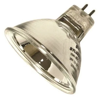 Low - voltage track lighting for safetySylvania Tru-Aim Brilliant Halogen Flood Lamp Mr16 20 Watt Gu5.3 Bipin Uv Filter 10 Deg. Beam Angle