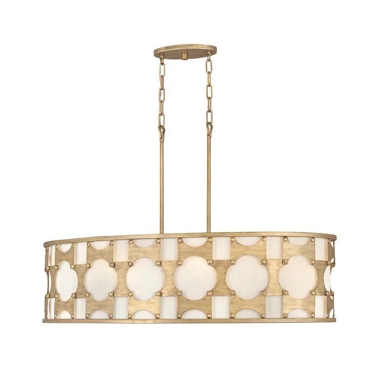 Track lighting with frosted glass shadesHinkley 4738BNG Chandelier Carter Burnished Gold