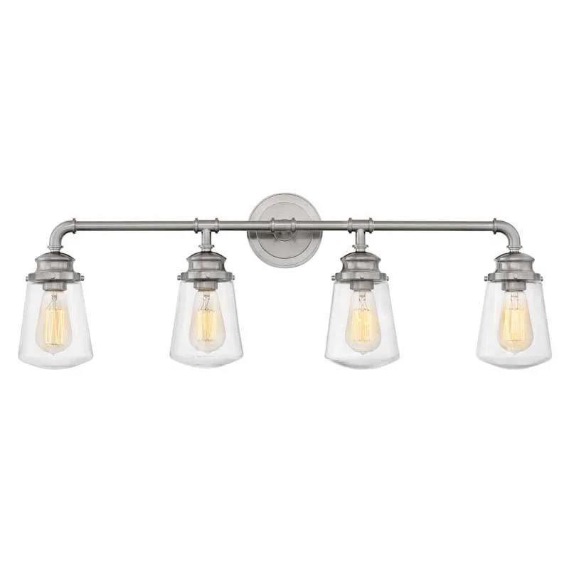 Track lighting with a chunky, bold designHinkley 5034 Bathroom Fritz Light