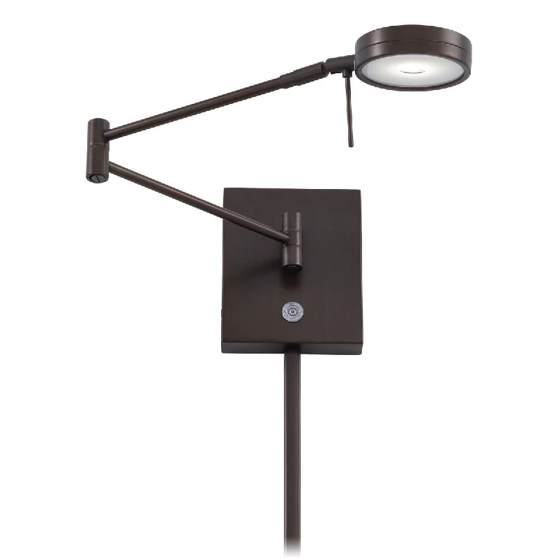 High - Bay LED Industrial Lighting for WarehousesGeorge's Reading Room Contemporary LED Swing Arm Wall Lamp Bronze finish High - Bay LED Industrial Lighting for WarehousesGeorge's Reading Room Contemporary LED Swing Arm Wall Lamp Bronze finish