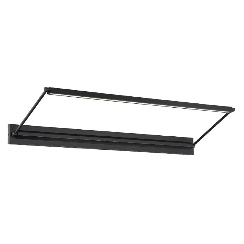 Industrial Emergency Lighting for Safety in FactoriesHudson 34 in. Rotating LED Picture Light 3000K Black Finish