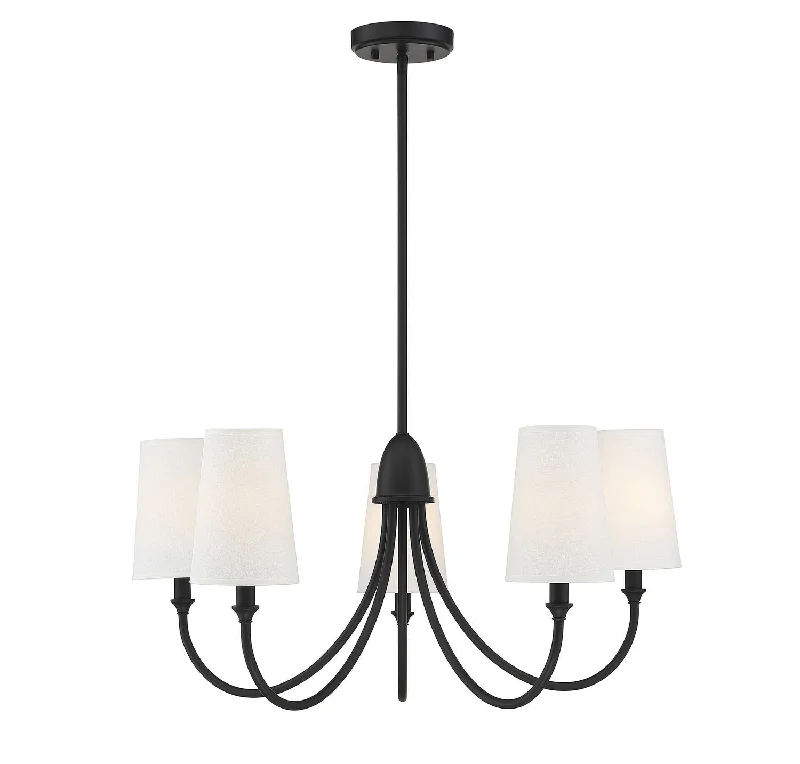 Industrial Flood Lighting for Outdoor Loading DocksCameron Five Light Chandelier