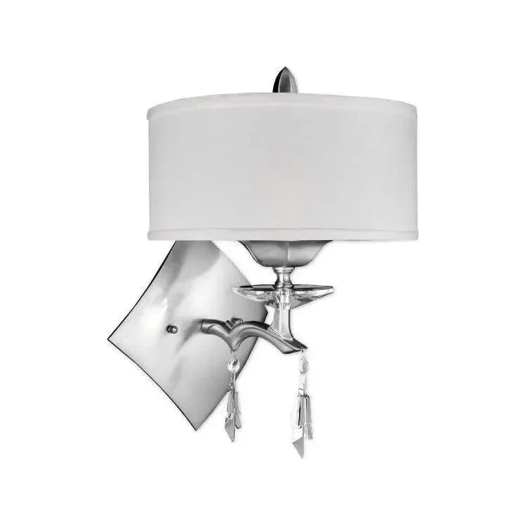 Track lighting with a sleek profileKaya Shaded Brass and Crystal Wall Sconce